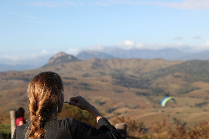 Bronwen, Camping for Do it in a Froq climbing event, Cath and Kens property, Greenhill, Boonah