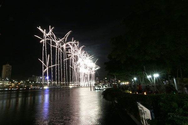 Fireworks from a Citycat