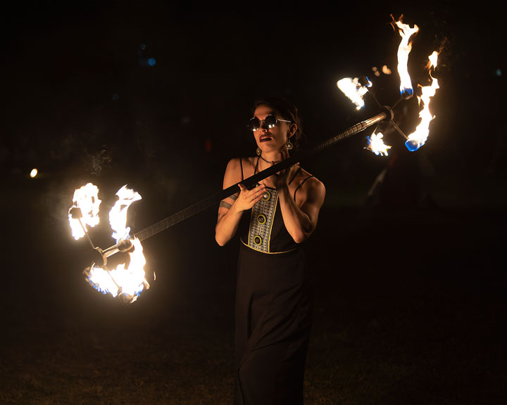 Alexandria Lowther, West End Fire Festival, Brisbane