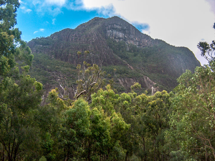 Mt Beerwah from the bottom
