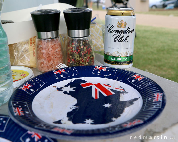 Himalayan Salt, Canadian Club & Australian Plates — at Rainbow Bay