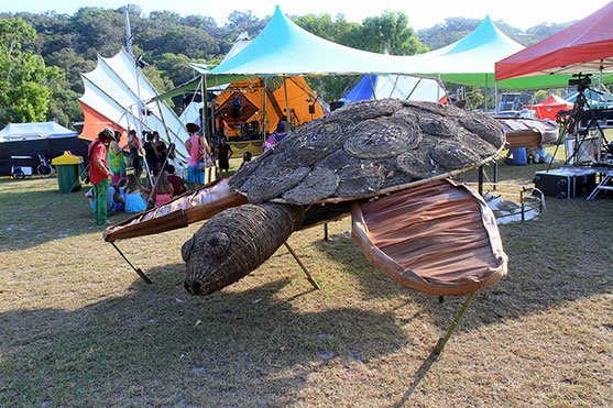 A large and quite cool turtle