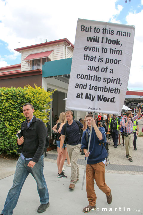 Pride Rally & March, Brunswick St, Fortitude Valley, Brisbane