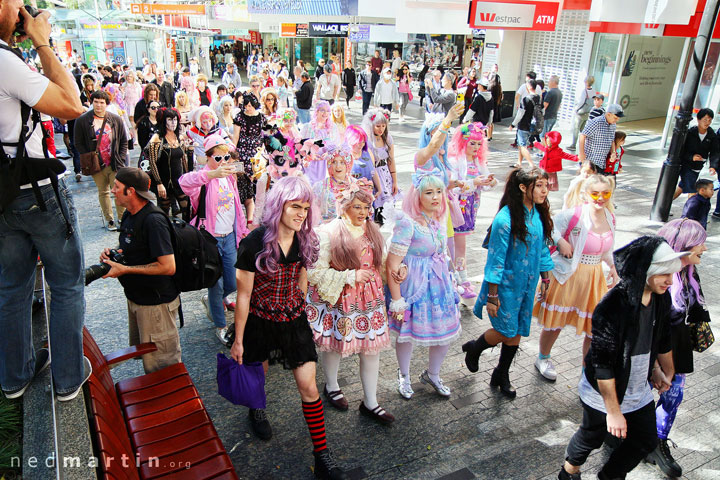 The Brisbane Harajuku Fashion Walk 2017, Queen Street Mall