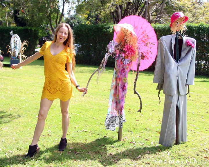 Bronwen at the Tamborine Mountain Scarecrow Festival