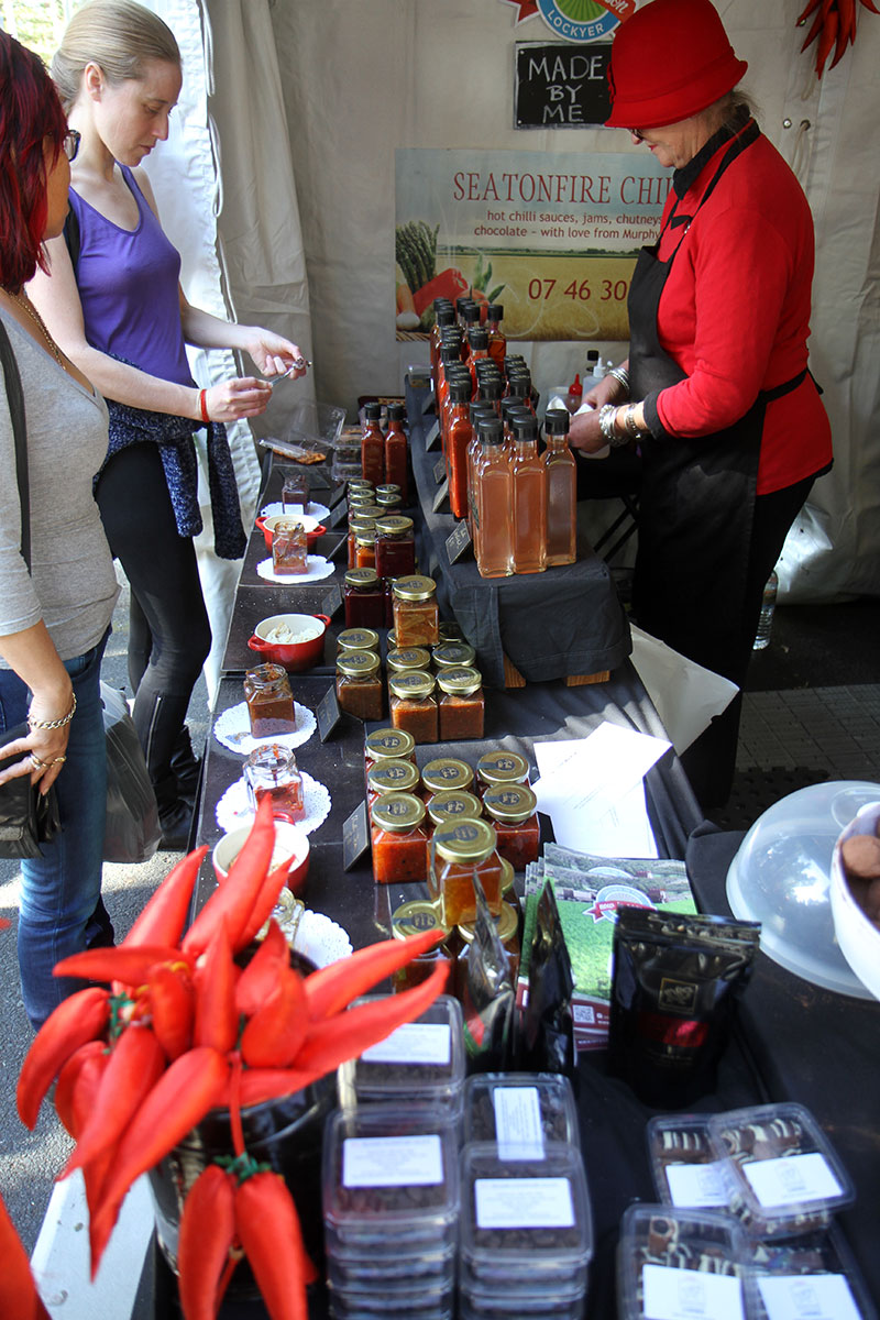 Chilli preserves at the Regional Flavours Festival