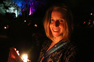 Bronwen during the three minute’s silence