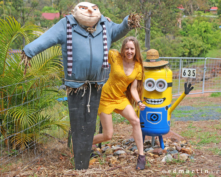 Bronwen at the Tamborine Mountain Scarecrow Festival