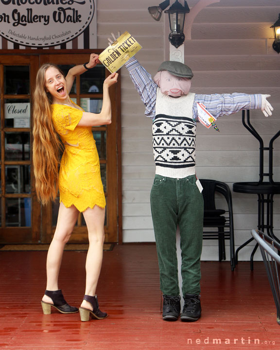 Bronwen at the Tamborine Mountain Scarecrow Festival