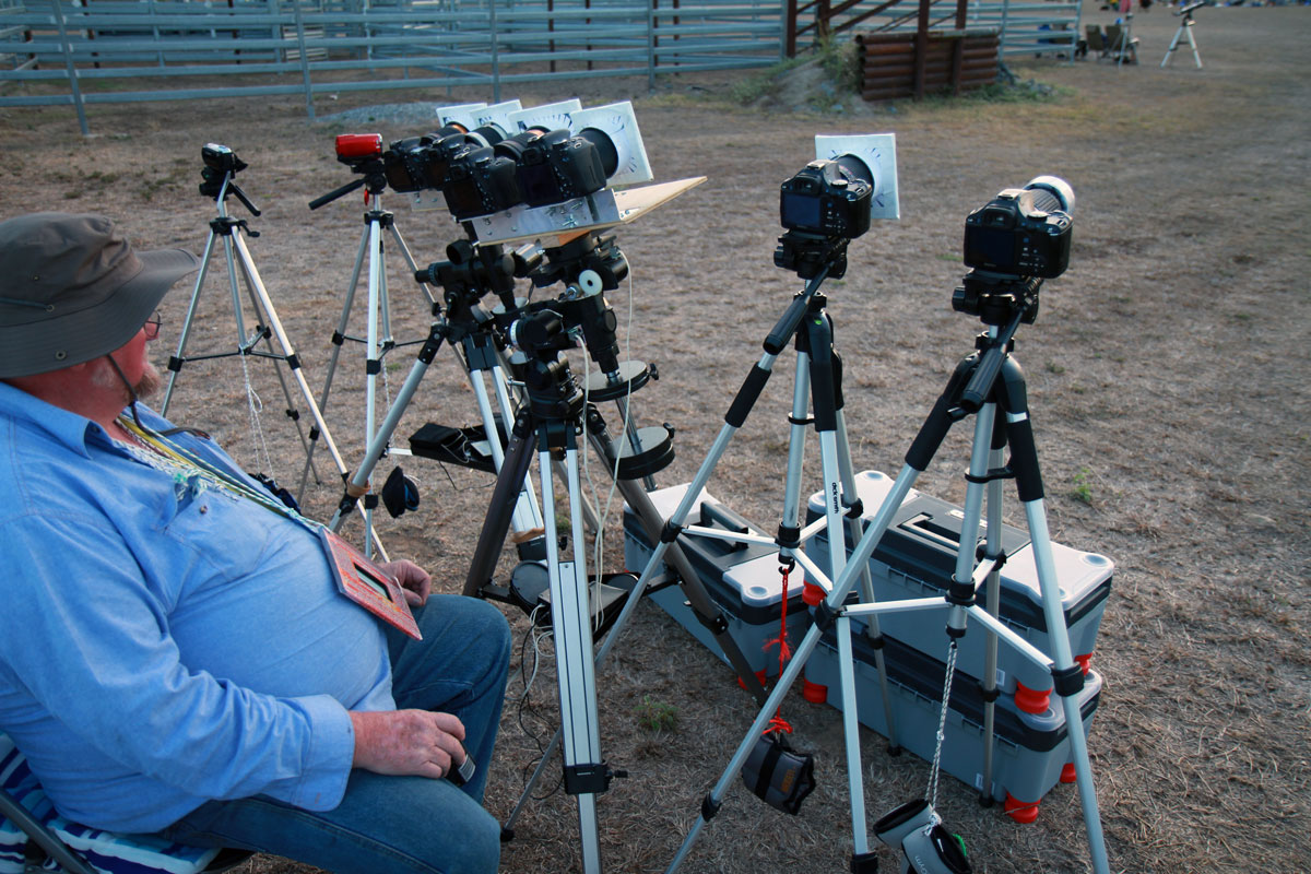 Waiting for the eclipse