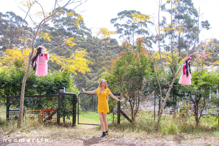 Bronwen at the Tamborine Mountain Scarecrow Festival