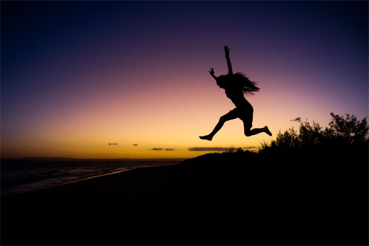 Bronwen, Sunset at Red Beach, Bribie Island