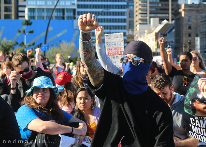 Stop Black Deaths in Custody Protest, Brisbane