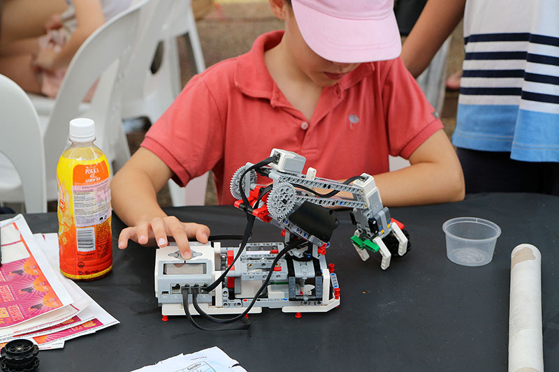 Most displays were aimed at children