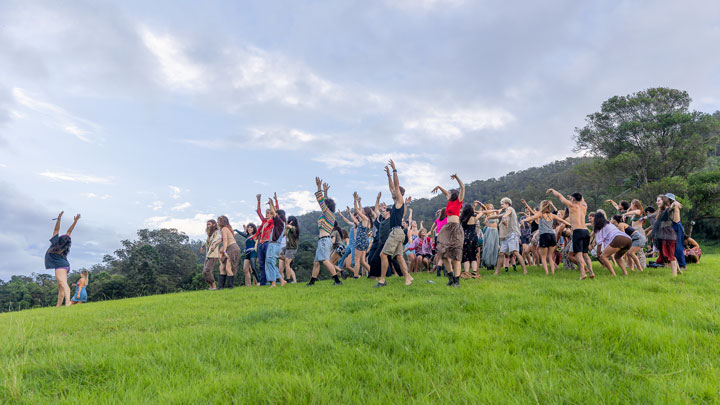 Telepathy: Moving Meditation, Hill, Yonder Festival 2021