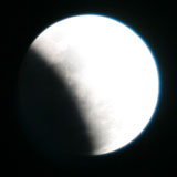 Partial lunar eclipse from Orleigh Park