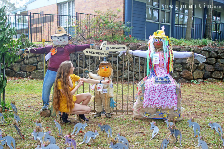 Bronwen at the Tamborine Mountain Scarecrow Festival