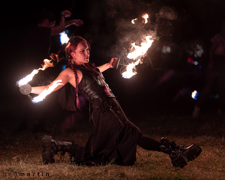 Yaolina Kay, West End Fire Festival, Brisbane