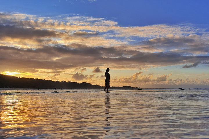 Bronwen in the sunset