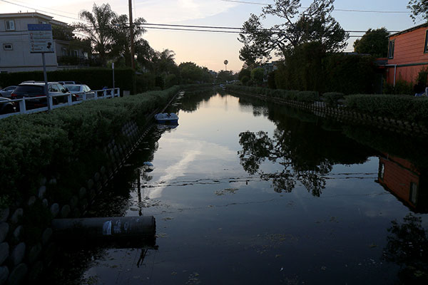 A canal in Venice, Los Angeles