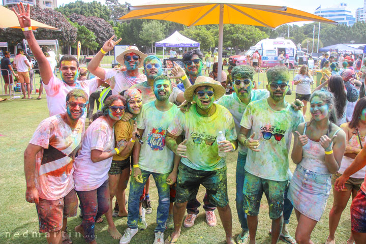 Gold Coast Colour Festival HOLI, Broadwater Parklands