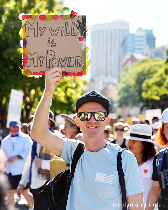 Freedom Rally, Brisbane Botanic Gardens