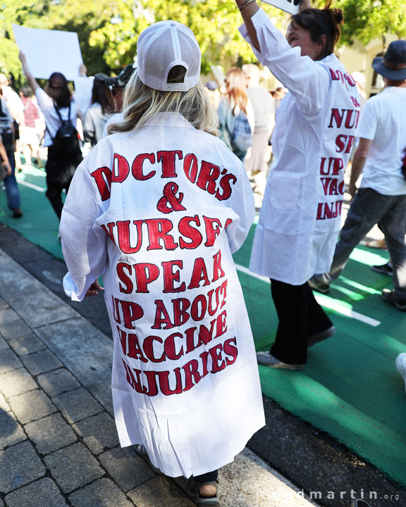 Freedom Rally, Brisbane Botanic Gardens