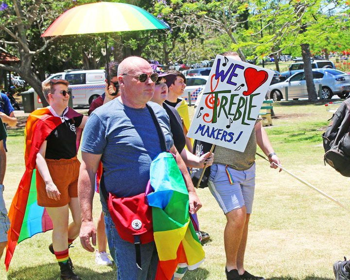 Brisbane Pride March & Fair, New Farm Park