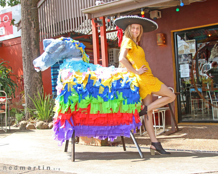 Bronwen at the Tamborine Mountain Scarecrow Festival