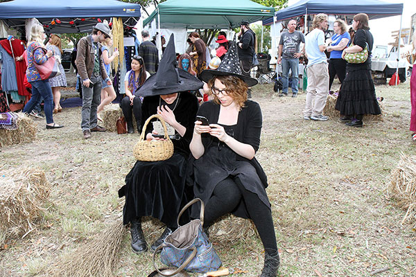 Two witches and their magic boxes