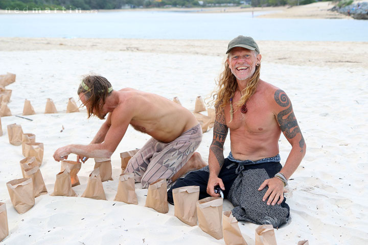 Cooper's Candle Installation, Currumbin Bay