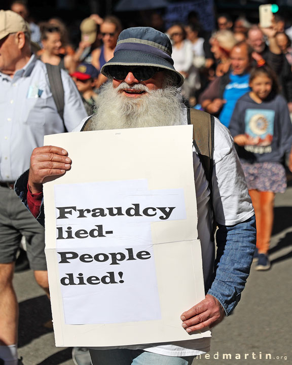 Freedom Rally, Brisbane Botanic Gardens