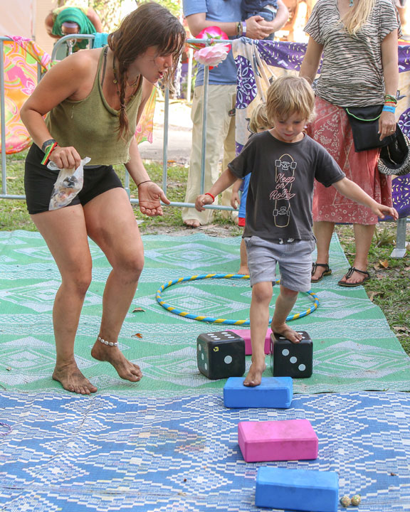 Kids Space – Yoga Storytelling, Island Vibe Festival 2018, Stradbroke Island