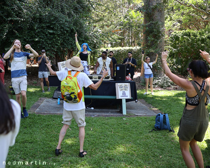 Freedom Rally, Brisbane Botanic Gardens