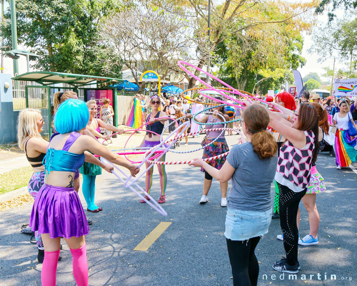 Brisbane Pride March, Brunswick St, Fortitude Valley