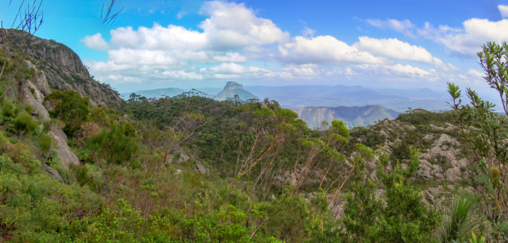 Bushwalk up Mt Barney  via South (Peasant's) Ridge