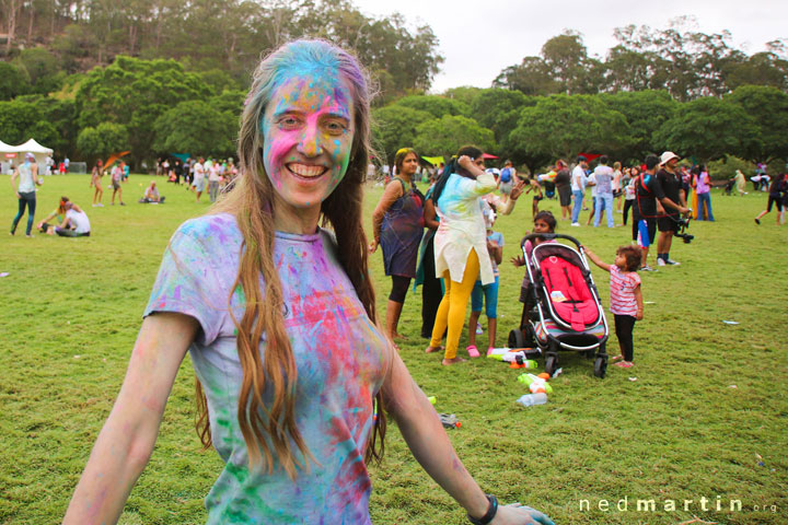 Bronwen at Brisbane Holi Celebrations