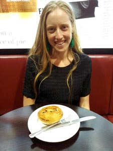 Bronwen at Pie Face