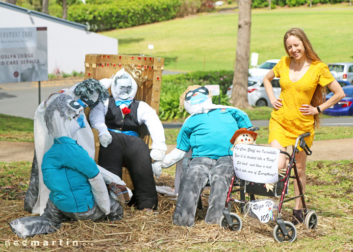 Bronwen at the Tamborine Mountain Scarecrow Festival