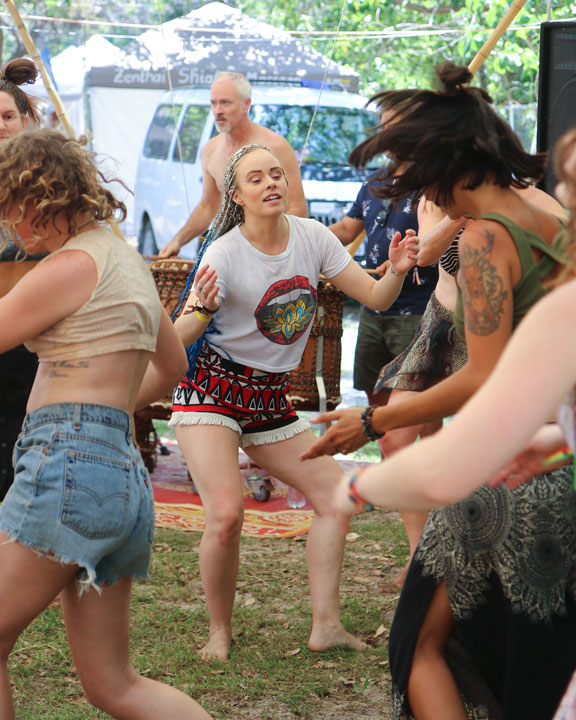 Workshop – Afrotonic Dance, Island Vibe Festival 2018, Stradbroke Island