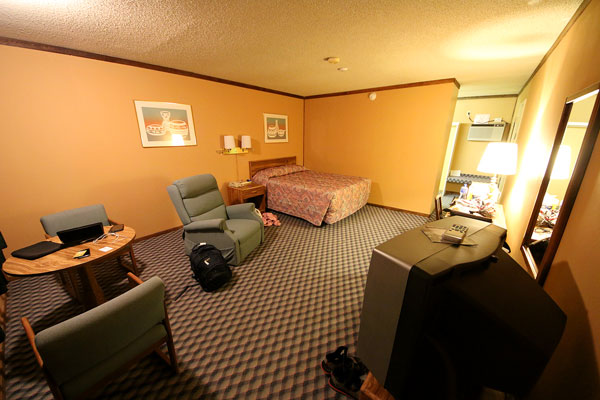 Our room at the Tristar Inn Xpress