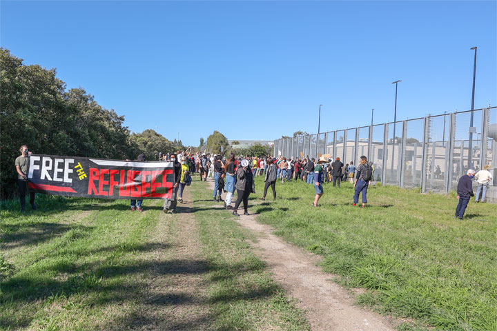 Rally at BITA: 8 Years No Freedom, Brisbane Immigration Transit Accommodation Centre
