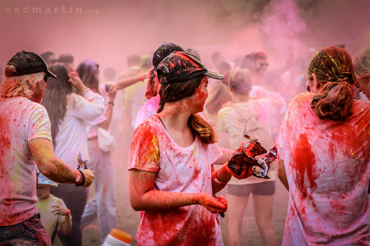 Brisbane Holi - Festival of Colours, Rocks Riverside Park, Seventeen Mile Rocks