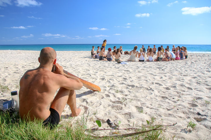 Yoga with Stef, Island Vibe Festival 2018, Stradbroke Island