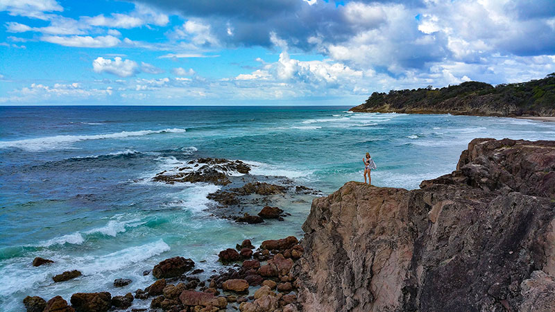 Bronwen not falling off a cliff