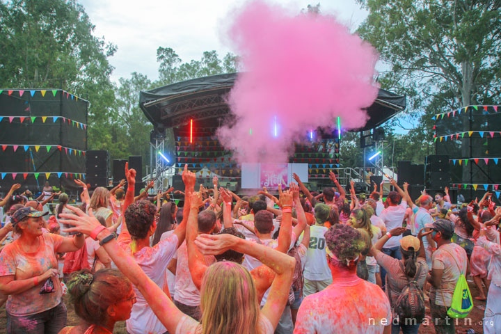 Brisbane Holi - Festival of Colours, Rocks Riverside Park, Seventeen Mile Rocks