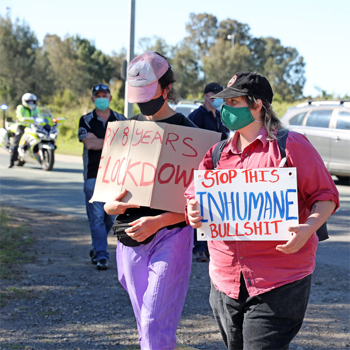 Rally at BITA: 8 Years No Freedom, Brisbane Immigration Transit Accommodation Centre