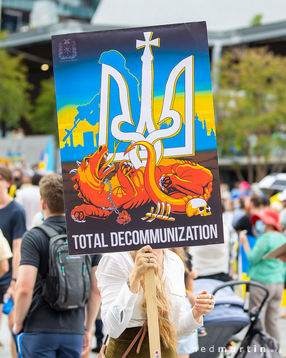 Stand With Ukraine Protest, King George Square, Brisbane