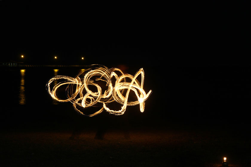 Obligatory fire-twirling photograph