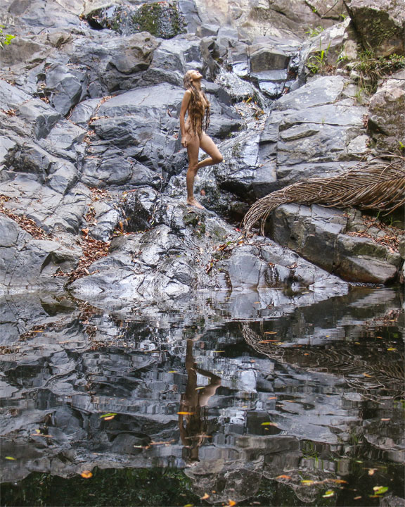 Bronwen, Cougal Cascades, Currumbin